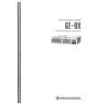 KENWOOD GE9X Owner's Manual