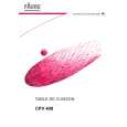 FAURE CPV408N Owner's Manual