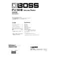 BOSS FV-50H Owner's Manual