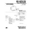 SONY KVH2512U Service Manual