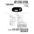 SONY ICF-C733 Service Manual