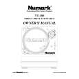 NUMARK TT-100 Owner's Manual