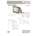SONY KVX21XSD Service Manual