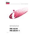 FAURE FRI162W Owner's Manual