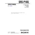 SONY SRSP100 Service Manual