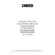 ZANUSSI ZFC26/63D Owner's Manual