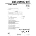 SONY MHCRXD9 Service Manual