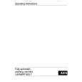 AEG Lavamat 803T Owner's Manual