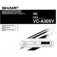SHARP VC-A30SV Owner's Manual