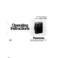 PANASONIC RQ-V162 Owner's Manual