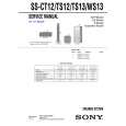 SONY SSTS12 Service Manual