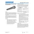 SHURE BETA 58A Owner's Manual