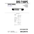 SONY SRST100PC Service Manual