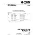SONY XRC300W Service Manual
