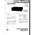 SONY TAF311R Service Manual