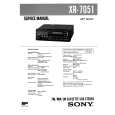SONY XR7051 Service Manual