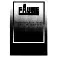 FAURE CCE667W1 Owner's Manual