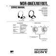 SONY MDR-006EX Service Manual