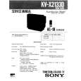 SONY KVX2133D Service Manual