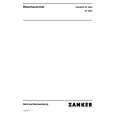 ZANKER SF2200 (PRIVILIEG) Owner's Manual