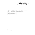 PRIVILEG 423.495-1 Owner's Manual