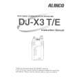 ALINCO DJ-X3E Owner's Manual