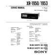 SONY XR1950 Service Manual