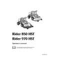 HUSQVARNA RIDER850HST Owner's Manual