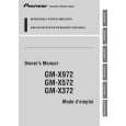 PIONEER GM-X572 Owner's Manual