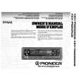 PIONEER KEX-P820RDS Owner's Manual