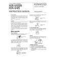 KENWOOD KRV45 Owner's Manual