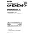 SONY CDX-5070 Owner's Manual