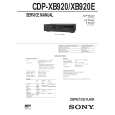 SONY CDP-XB920 Service Manual