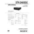 SONY STRDA90ESG Service Manual