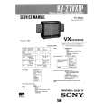 SONY KV27VX1P Service Manual