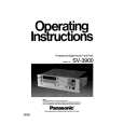 PANASONIC SV3900 Owner's Manual