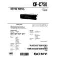 SONY XRC750 Service Manual