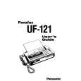 PANASONIC UF121 Owner's Manual