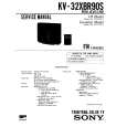 SONY KV-32XBR90S Owner's Manual