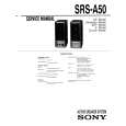 SONY SRS-A50 Service Manual