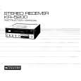 KENWOOD KR-5200 Owner's Manual