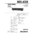 SONY MDSJE320 Service Manual