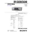 SONY XRCA330 Service Manual