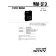 SONY WMB19 Service Manual