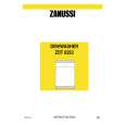ZANUSSI ZDT6253 Owner's Manual