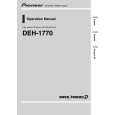 PIONEER DEH-1770 Owner's Manual