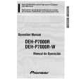 PIONEER DEH-P7000R(-W) Owner's Manual