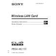 SONY PEGAWL110 Owner's Manual