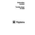 FRIGIDAIRE TD920 Owner's Manual