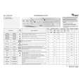 WHIRLPOOL AWM 180 Quick Start